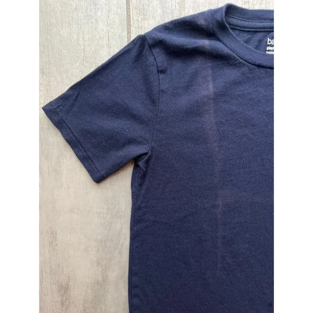BABY GAP Lot Set of 2 Basic Crew Neck Pocket T-Shirt Cotton Casual Toddler Boy 4